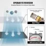 upgrade filter design with net filter for large impurities and advanced filter for colloids, metals, particles.