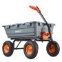 VEVOR Poly Garden Dump Cart Heavy-duty Yard Carts and Wagons 6.48 cu.ft 1200 lbs
