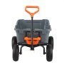 VEVOR Poly Garden Dump Cart Heavy-duty Yard Carts and Wagons 800 lbs/363.6 kg 10"/25.4 cm Tires