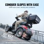 VEVOR Scooters de movilidad de 4 ruedas resistentes para personas mayores y adultos, capacidad de 500 libras, 31 millas, 3 velocidades de largo alcance, 800 W, scooter eléctrico recreativo todo terreno, silla de ruedas con capacidad máxima de escalada de 25°