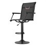 VEVOR Hunting Chair, 360° Silent Swivel, Lightweight Blind Chair, Heavy-Duty Steel Frame Ground Stool Seat, with Padded Armrests, Height Adjustable, 136 Kg Capacity, for Outdoor Fishing, Camping