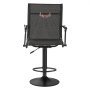VEVOR Hunting Chair, 360° Silent Swivel, Lightweight Blind Chair, Heavy-Duty Steel Frame Ground Stool Seat, with Padded Armrests, Height Adjustable, 136 Kg Capacity, for Outdoor Fishing, Camping