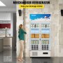 VEVOR Refrigerador comercial, refrigerador vertical para bebidas, puerta de vidrio con luz LED para el hogar, tienda, gimnasio u oficina, (puerta batiente doble de 23 pies cúbicos)