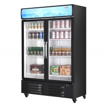 Commercial Merchandiser Refrigerator 36.27 CU.FT Glass Door Beverage Fridge