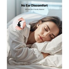 Ear Plugs for Sleeping Noise Cancelling NRR 25 dB Silicone Soft Earplugs
