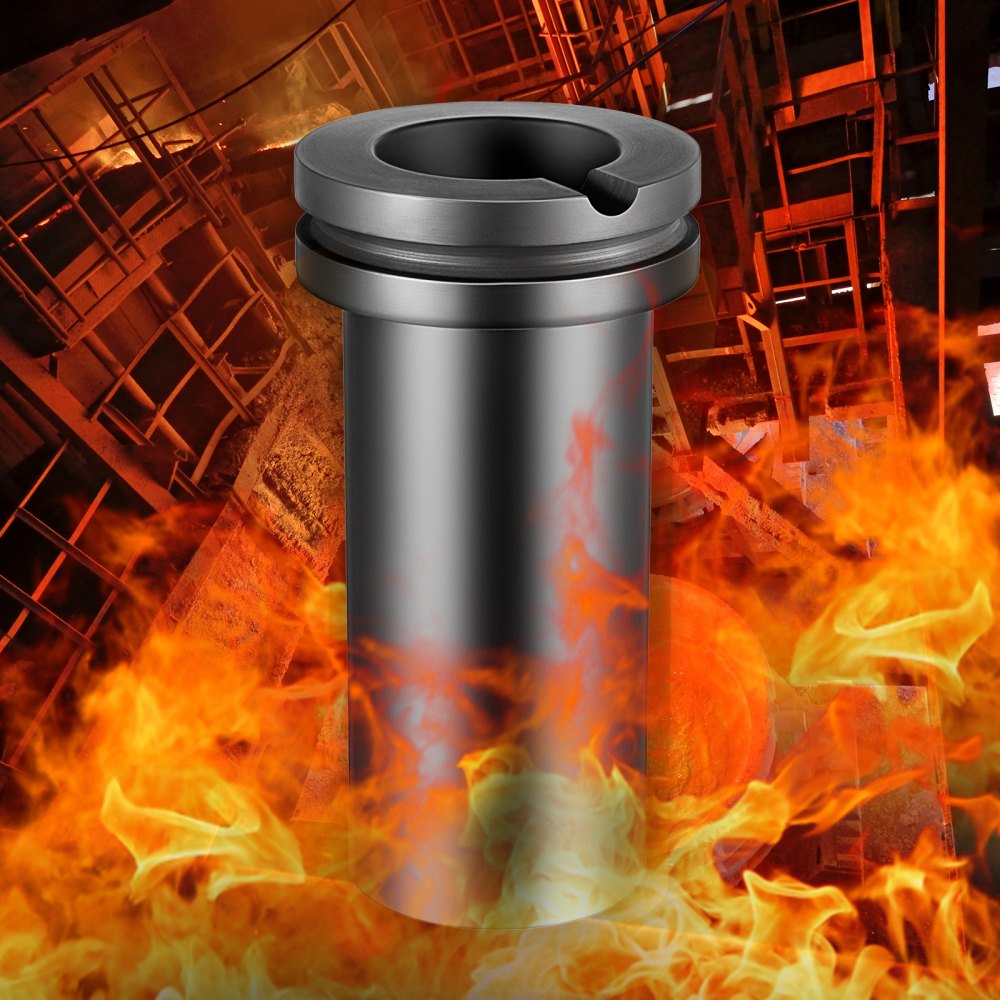 VEVOR 1 kg Graphite Crucible High Purity Furnace Casting Crucible Melting Tool