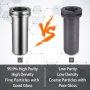 VEVOR High Purity Graphite Crucible, 2 kg Graphite Furnace, Double Ring Graphite Crucible for Melting Metal Gold Silver Copper Aluminum, Smelting Furnace Metal Graphite Jewelry Casting Tools
