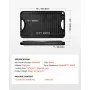 VEVOR Reversible Grill/Griddle, 14x8.5 inch Pre-Seasoned Cast Iron Griddle, Portable Rectangular Pan with Handle, Family Cookware for Indoor/Outdoor Stove Top Burner, Gas, Camping BBQ, Black
