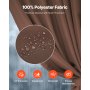 Gazebo Privacy Curtain 10' x 10' x 6.9' Waterproof Gazebo Curtains Coffee