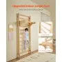 VEVOR Swedish Ladder Wall Gym 10-Level Wooden Indoor Playground Climbing Ladder