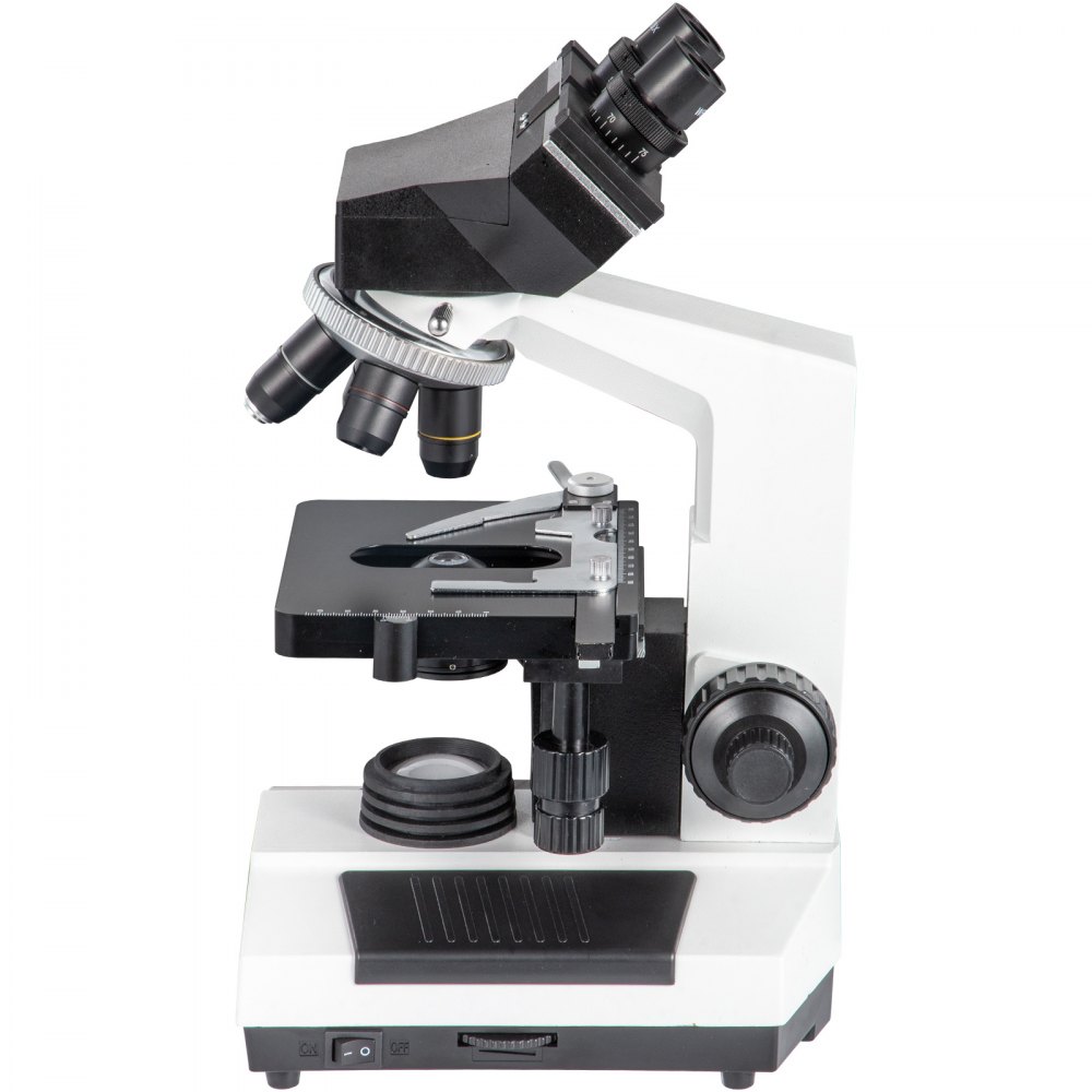 Vevor Binocular Compound Microscope Digital Compound Microscope 40x-2500x Lab