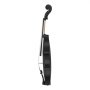VEVOR Violin 4/4 Full Size for Adults, Violin Fiddle Set for Beginners Student with Hard Case, Rosin, Bow, Shoulder Rest, Bridge, Tuner and Extra Strings, Professional Solidwood Instruments  (Black)