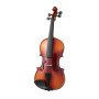 VEVOR Violin 4/4 Full Size for Adults, Violin Fiddle Set for Beginners Student with Hard Case,Rosin, Bow,Shoulder Rest,Bridge,Extra Strings,Professional Solidwood Instrument (Glossy Brown)