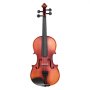 Violín VEVOR 4/4 de tamaño completo para adultos. Set de violín para principiantes y estudiantes. Incluye estuche rígido, resina, arco, hombrera, puente y cuerdas adicionales. Instrumento profesional de madera maciza (estampado marrón mate).