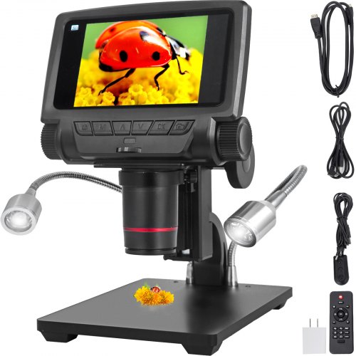 Andonstar 5 "microscopio digital 260x Adsm301 Hdmi/av 1080p para herramienta de reparación de pcb
