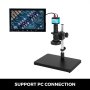 Hdmi Usb Industry Digital Stereo Microscope Camera Tf Video Recoder Safe