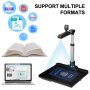 VEVOR Portable USB HD High-Definition Max. A3 Book Image Document Camera Scanner