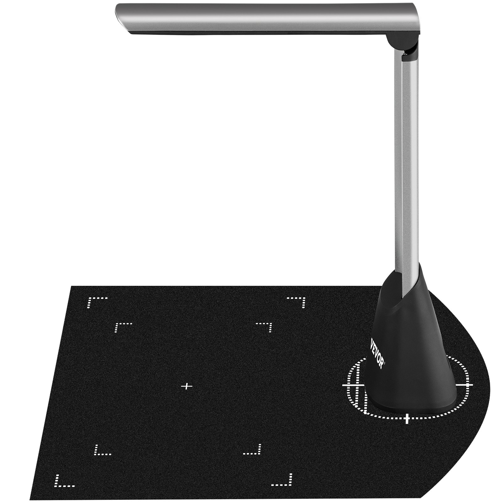 VEVOR Document Camera for Teachers A4 Scanning Size Book Scanner 5 Mega-Pixel Lens Book & Document Scanner w/ LED Lights Portable Scanner for Teacher OCR Function for Classroom Online Teaching Office