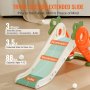 VEVOR Toddler Slide, Παιδική τσουλήθρα για νήπια ηλικίας 1-12 με αναρριχώμενες σκάλες και στεφάνι μπάσκετ, Εσωτερική εξωτερική τσουλήθρα για παιδιά με βάρος έως 40 κιλά, παιδική χαρά με υπερυψωμένη κουπαστή, αντιολισθητική λωρίδα