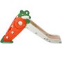 VEVOR toddler slide with orange, green, and white colors, featuring a durable design for safe play.