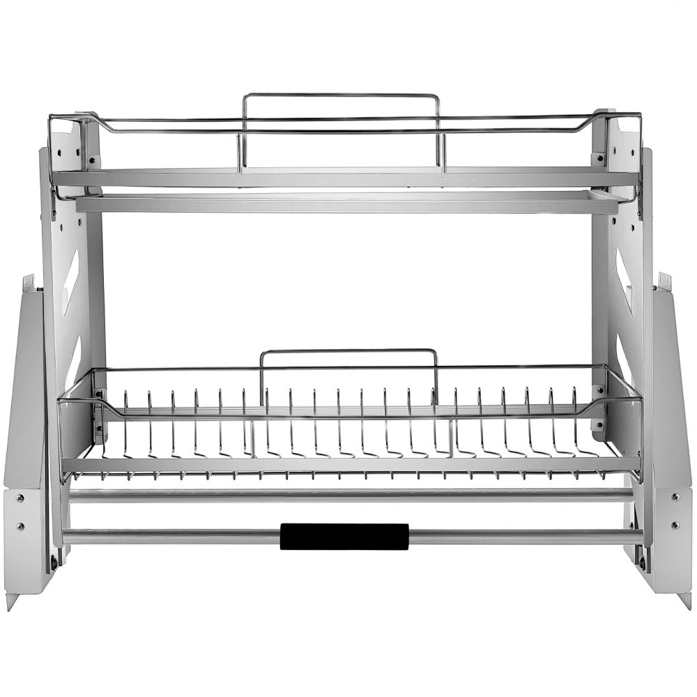 VEVOR Kitchen Pull Down Wall Cabinets 560MM Up and Down Lifting Basket Racks