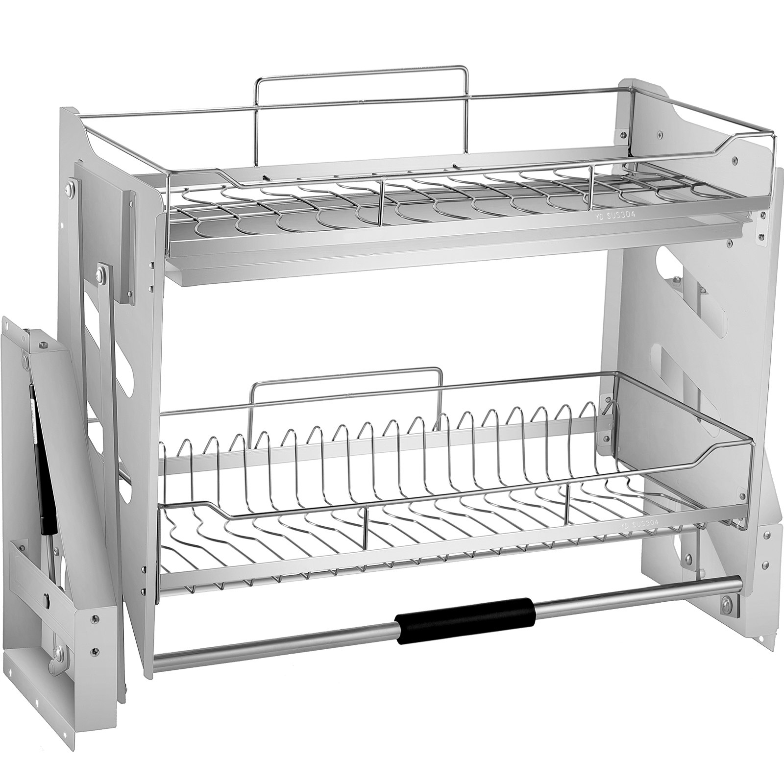 VEVOR Kitchen Pull Down Wall Cabinets 560MM Up and Down Lifting Basket Racks