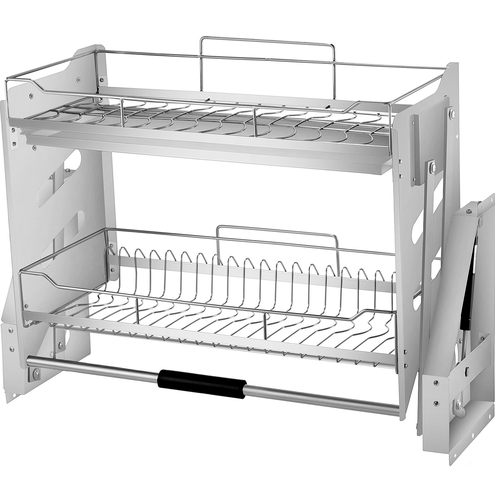 VEVOR Kitchen Pull Down Wall Cabinets 560MM Up and Down Lifting Basket Racks