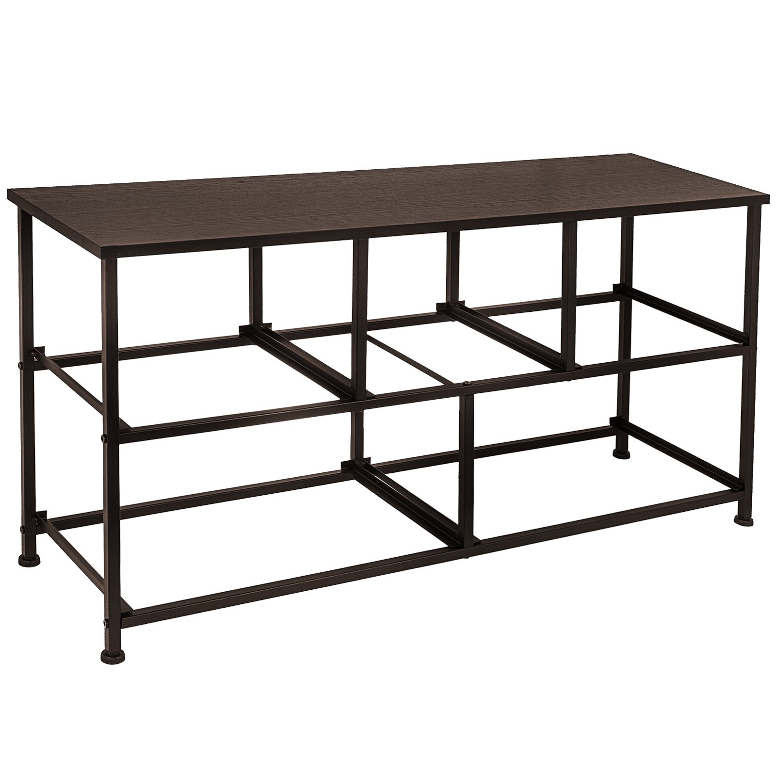 VEVOR Dresser Storage Tower with 5 Fabric Drawer Steel Frame Storage Cabinet Bin Storage Organizer Unit Fabric Cube Dresser Chest Cabinet Coffee Wide (Coffee/Wide)