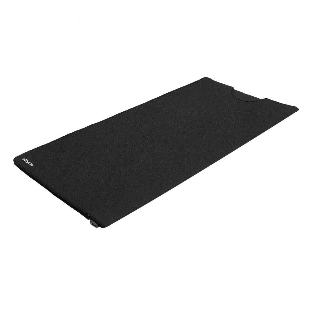 VEVOR Infrared Sauna Blanket 185 x 90 cm, Portable PU Leather Sauna Bag, Even Heating for Home Detox & Relaxation, Temp Control & Timer, Full-Body Heating Wrap with Towel Liner, Carry Bag, Black