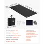 VEVOR Infrared Sauna Blanket 185 x 90 cm, Portable PU Leather Sauna Bag, Even Heating for Home Detox & Relaxation, Temp Control & Timer, Full-Body Heating Wrap with Towel Liner, Carry Bag, Black
