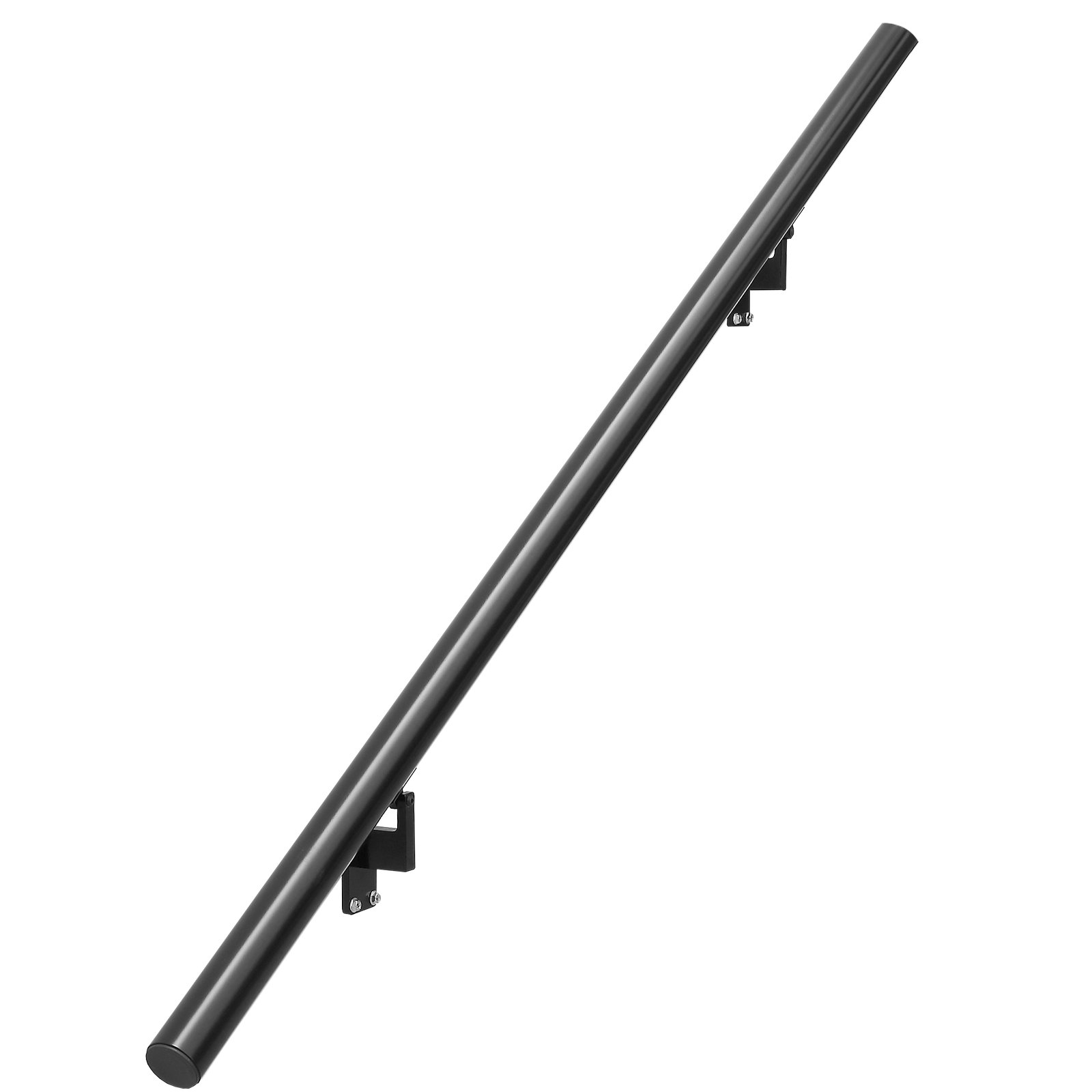 VEVOR Handrail Stair Railing, 152.4CM, Wall Mount Handrails for Indoor Stairs, Thickened Aluminum Alloy Hand Rail with Installation Kit, 200KG Load Capacity Stairway Railing for Outdoor Stairs