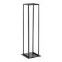 VEVOR Indoor Firewood Rack, 33 × 32 × 112 cm Log Stacker Holder, Holds up to 45kg, Tall Wood Storage Stand, Powder-Coated Steel Firewood Holder, Heavy Duty Wood Pile Rack for Fireplace