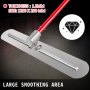 VEVOR Bull Float Manganese Steel Concrete Float 1200x200mm Concrete Float Tool Cement Tool Bull Concrete Kit Bull Pool Float Bull Float Handle Bull Float Bracket Concrete Tool Finishing Bull Float