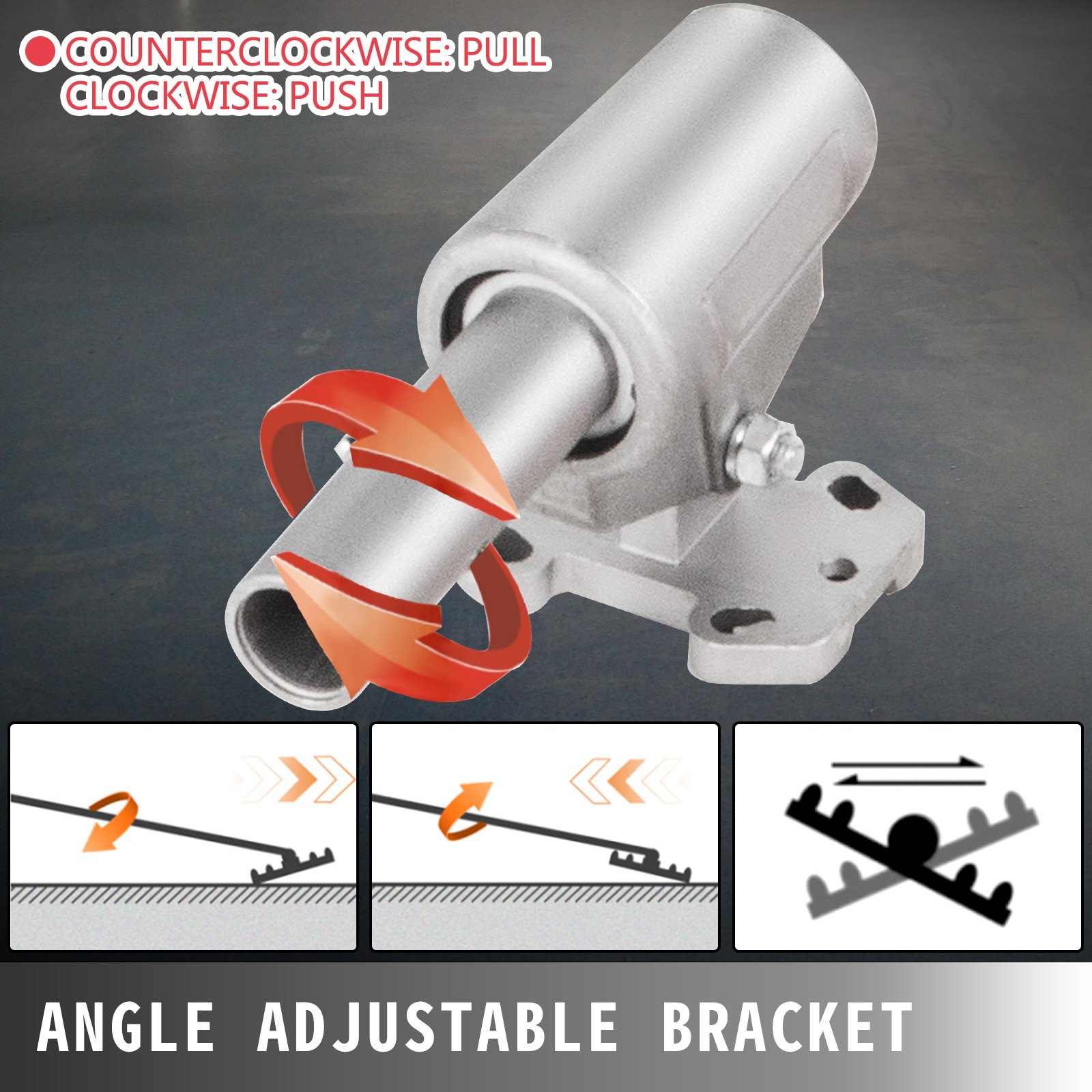 VEVOR Bull Float Concrete Float 1200x200mm Concrete Tool Trowel Float adjustable Handle & Bracket,concrete float with Handle Length: 3 x 1.8m