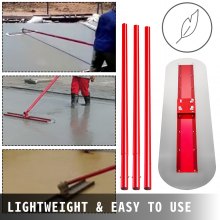 VEVOR Bull Float Manganese Steel Concrete Float 1200x300mm Concrete Float Tool Cement Tool Bull Concrete Kit Bull Pool Float Bull Float Handle Bull Float Bracket Concrete Tool Finishing Bull Float