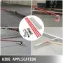 VEVOR Bull Float Manganese Steel Concrete Float 900x200mm, Concrete Float Tool Cement Tool Bull Concrete Kit Bull Pool Float Bull Float Handle Bull Float Bracket Concrete Tool Finishing Bull Float