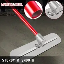 VEVOR Bull Float Manganese Steel Concrete Float 900x200mm, Concrete Float Tool Cement Tool Bull Concrete Kit Bull Pool Float Bull Float Handle Bull Float Bracket Concrete Tool Finishing Bull Float