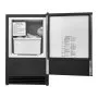 Máquina de hielo empotrada bajo encimera VEVOR, 15 lb/día, con puerta reversible de acero inoxidable, máquina de hielo independiente para cocinas comerciales y domésticas, sin drenaje