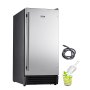 Undercounter Built-in Ice Maker Machine 50 Lbs/Day w/ Drain Pump Reversible Door