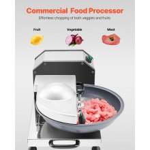 Food Processor Vegetable Chopper 3000RPM Food-Grade Stainless Steel Blender