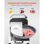 VEVOR Food Processor Grønnsakskutter 3000RPM Rustfritt stål av matkvalitet