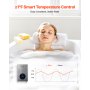 Propane Tankless Water Heater 4.3Gal 100000 BTU Smart Temp Control LED