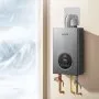 VEVOR Propane Tankless Water Heater, 4.3Gal Indoor 100000 BTU Instant Hot Water Heater, Smart Temperature Control & Clear LED Display & Multiple Security Protections for Whole House, Silver Gray