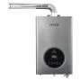 VEVOR Propane Tankless Water Heater, 4.3Gal Indoor 100000 BTU Instant Hot Water Heater, Smart Temperature Control & Clear LED Display & Multiple Security Protections for Whole House, Silver Gray