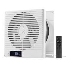 7.5 Inch Room to Room Fan 2-in-1 305 CFM Through Wall Fan Remote Control