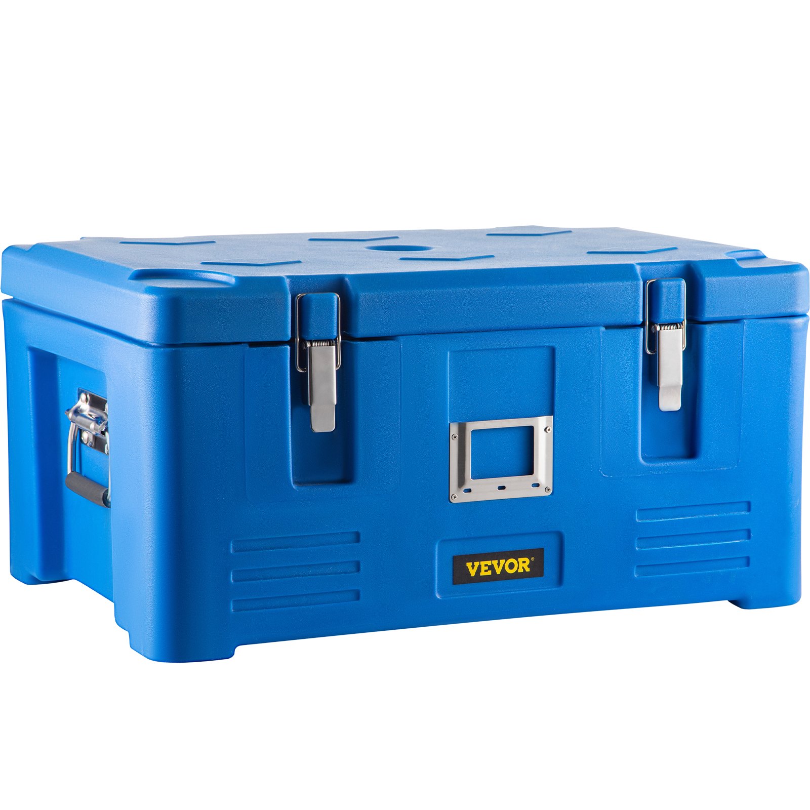 VEVOR 30L Insulated Food Pan Carrier Stackable Top Loader Food Warmer w/ 3 Pans