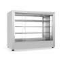 Commercial Food Warmer Pizza Warmer 25-inch Pastry Warmer With Sliding Doors