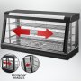 Commercial Food Warmer Display Warmer Sliding Doors Pizza Warmer Display Case