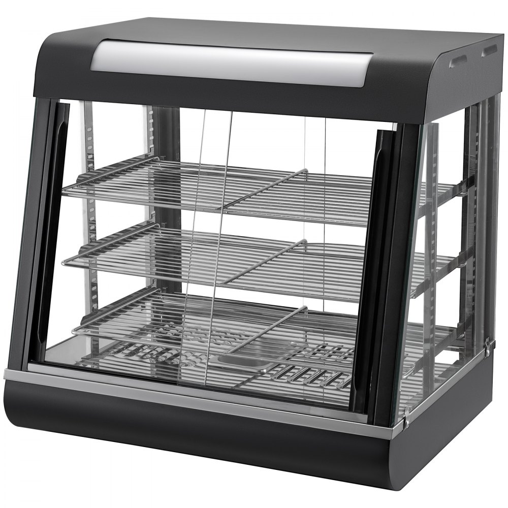 VEVOR Commercial Food Warmer Bain Marie Pizza Pie Cabinet Display Showcase 1800W