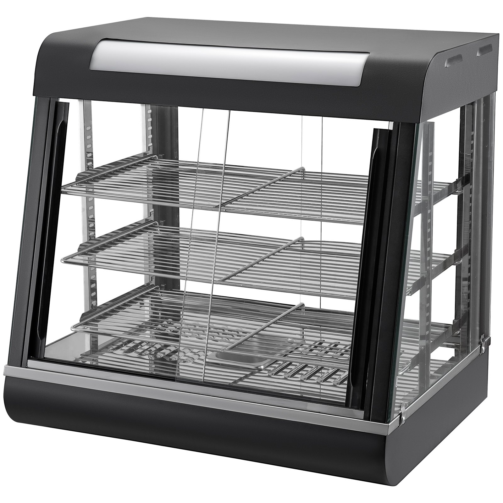 VEVOR Commercial Food Warmer Bain Marie Pizza Pie Cabinet Display Showcase 1800W